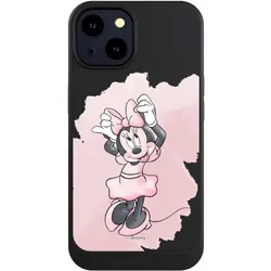 Nivocase Hülle für Apple iPhone 14 Handyhülle NIVOcore Case Schwarz Disney Motiv ohne Hintergrund (Apple iPhone 14), Smartphone Hülle, Schwarz