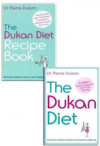 HODDER PUBLISHING The Dukan Diet 2 Books Collection Set The Dukan Diet & The Dukan Diet Recipe Book