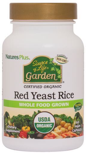 NaturesPlus Garden Levadura Arroz Rojo 60 Cápsulas