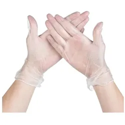 MONOUSO - Vinyl Handschuhe Puderfrei Transp. Größe XL (100 Stück)