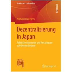 Dezentralisierung in Japan, Fachbücher von Momoyo Hüstebeck