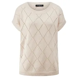 Rundhals-Pullover Fadenmeister Berlin beige, 42
