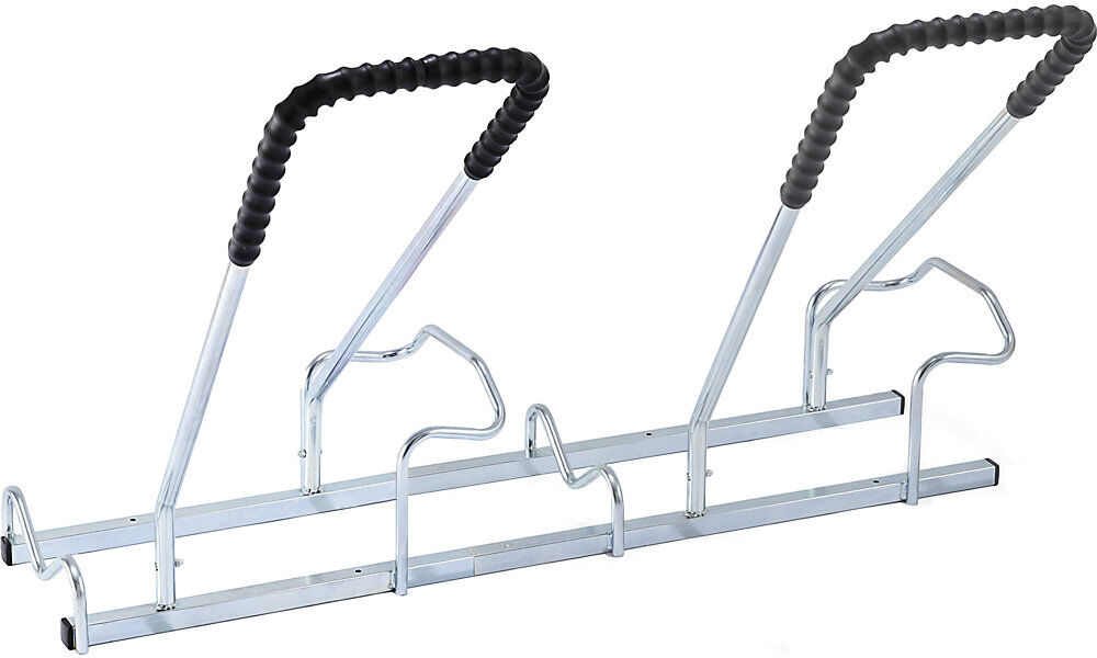 Fahrradständer, Metall, Anbauelement, 2 Stellplätze mit umhülltem Bügel Mottez