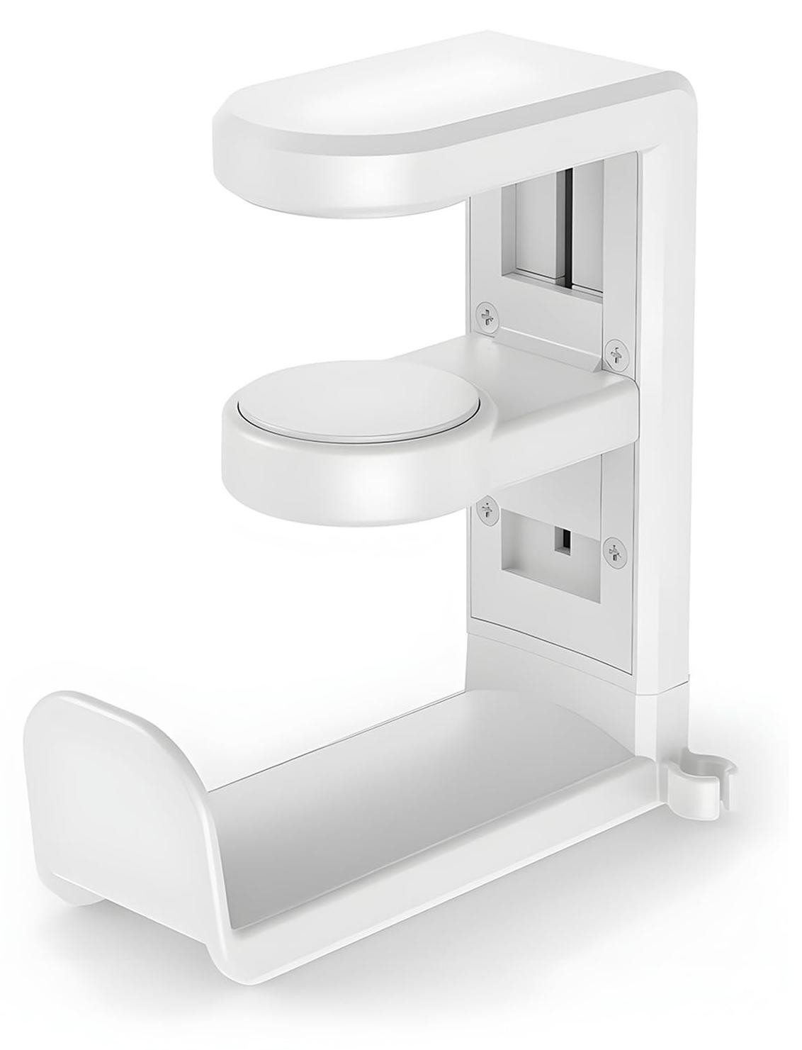 360 graden draaibare hoofdtelefoonhouder met kabelclip