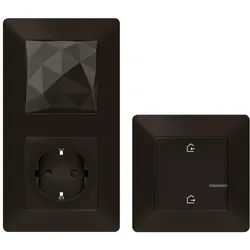 Legrand 756396 Valena Life with Netatmo Starterpaket (Gateway + Master-Switch), Farbe Schwarz