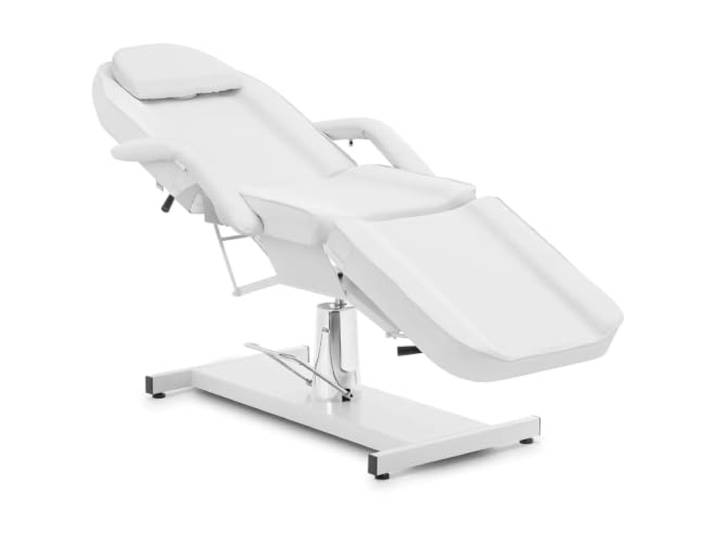 Helloshop26 Ästhetischer Sessel, 200 kg, 190 x 66 x 78 cm, Edelstahl, weiß, 14_0008992