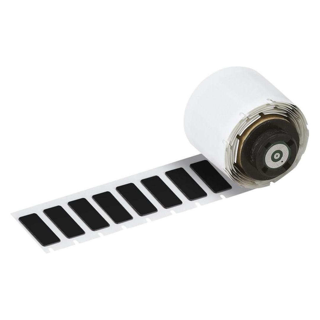 Brady M6-01-7593-BK, Aufgeschäumter Polyester, Schwarz, glänzend, 27.00 x 8.00 mm, permanent (250 (M6-01-7593-BK)