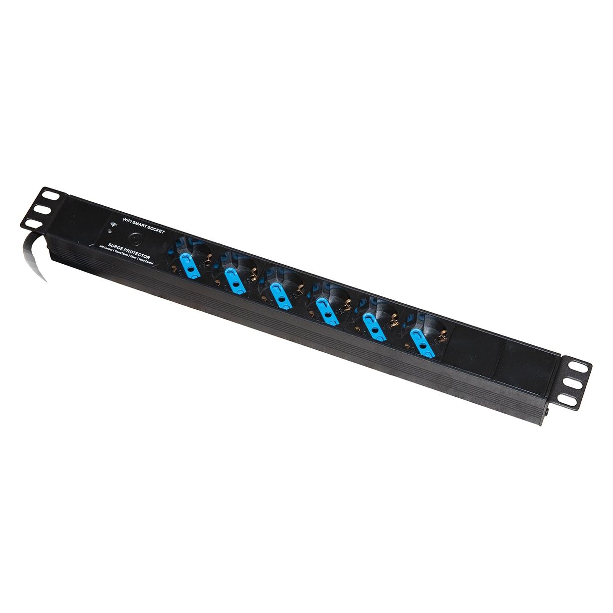Link Kabellose 19"-Rack-Steckdosenleiste mit (LKMP06W)