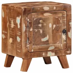 vidaXL Nachttisch 40x32x46 cm Altholz Massiv