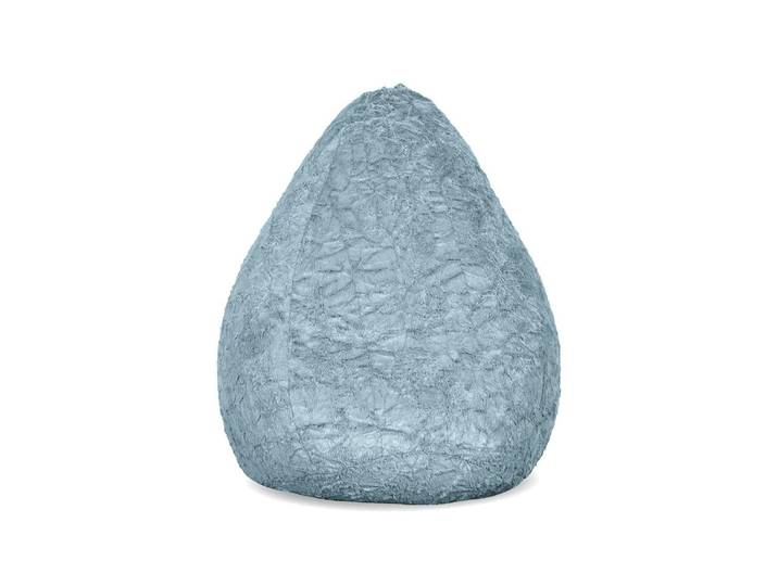 Sitzsack LUMALAND Lumaland Sitzsack Fluffy 120 l pastellblau , blau, B:45cm H:60cm T:45cm, 100% Polyester, Sitzsäcke, Sitzsack