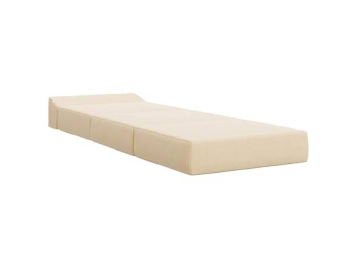 KTHLBRH Klappsofa creme 70 x 60 x 63 cm Bezug 100% Polyester, Füllung aus Schaumstoff, Bezug mit Reißverschluss, Verwendung im Innenbereich