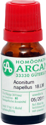 ARCANA Dr. Sewerin GmbH & Co.KG ACONITUM NAPELLUS LM 18 Dilution 10 ml 02600230