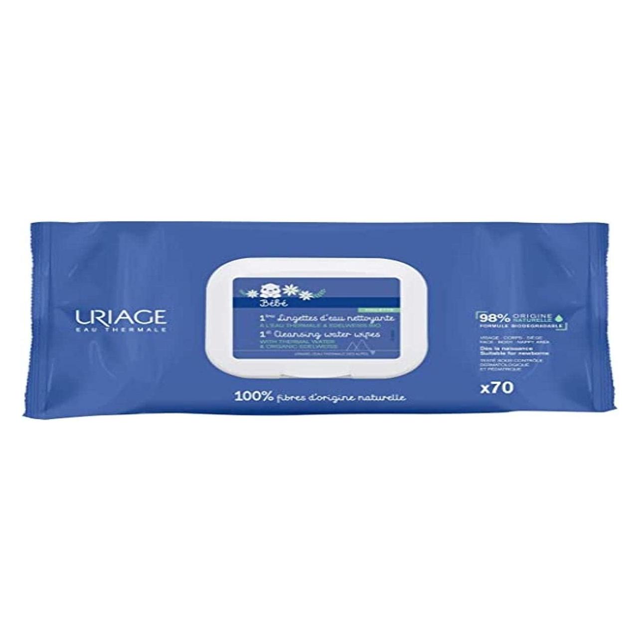 Uriage Bébé 1st Cleansing Wipes (3661434008757)