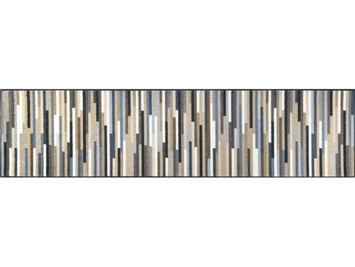Wash+Dry Paillasson\, Mikado Stripes Nature 60x240cm\, intérieur\, Lavable\, Multicolore