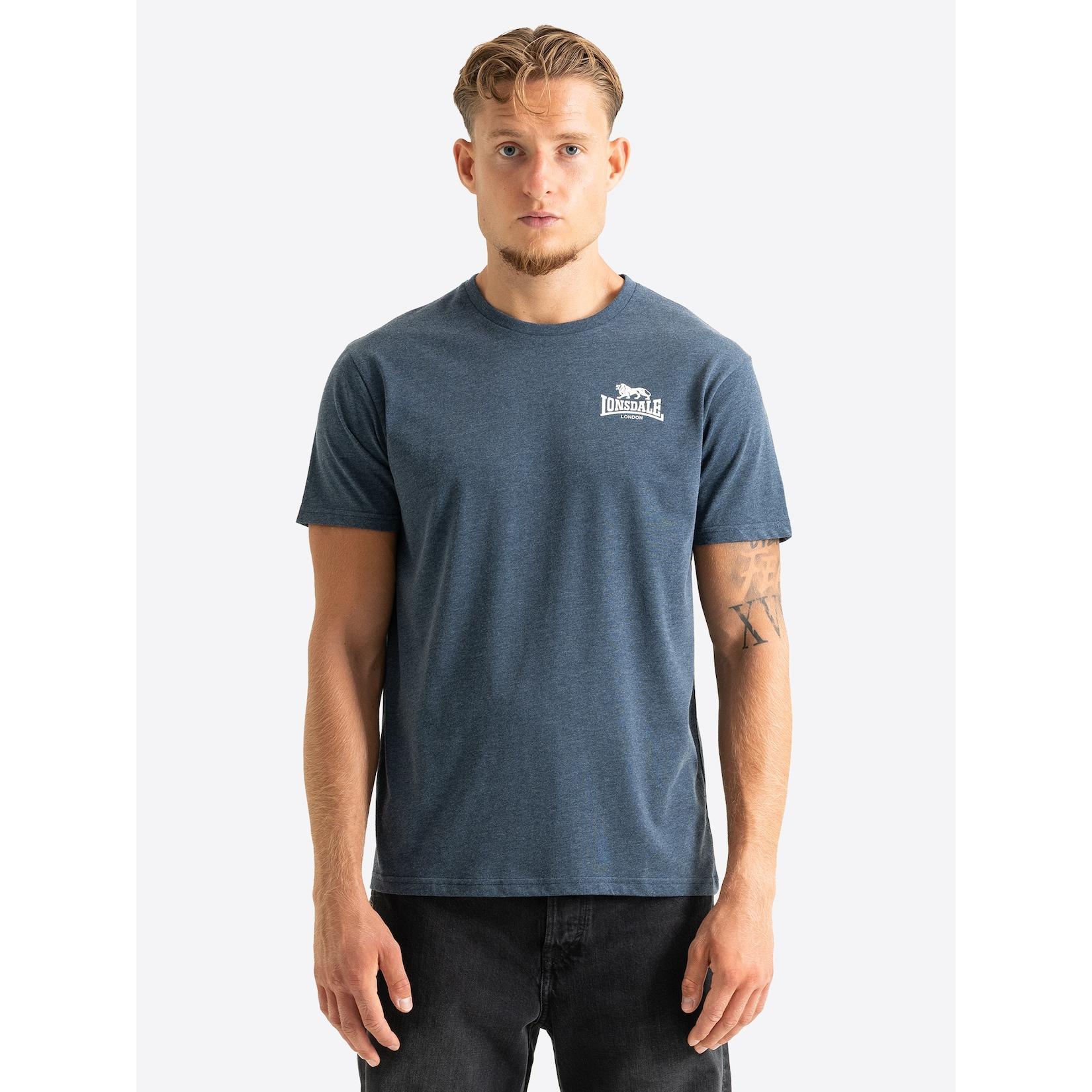 Lonsdale Herren T-Shirt normale Passform Dreierpack HARLINGTON