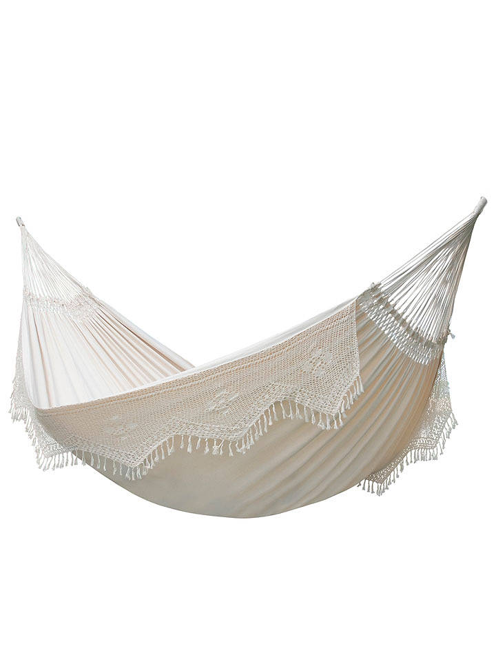 Vivereeurope Doppelhängematte in Beige - (L)385 x (B)170 cm - onesize