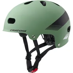 Cratoni C-Mate Jr Kinder Fahrradhelm - sage-black matt