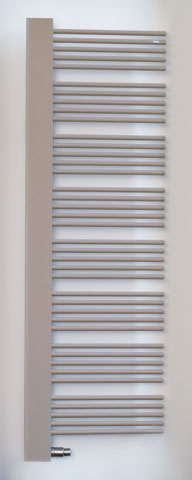 Zehnder Yucca Cover radiateur design ZY821258B1CR000 YPL-180-60, 1828 x 582 mm, blanc, RAL 9016, gauche, couvercle chromé