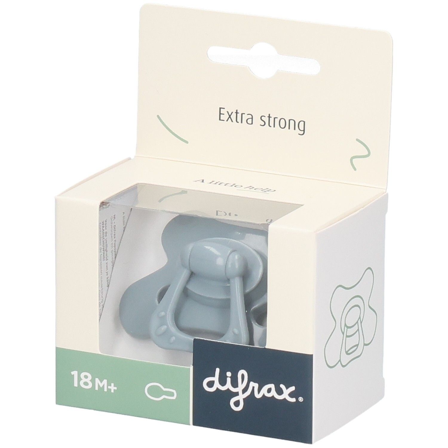 Difrax Fopspeen Natural Stone 20 Maanden+ 1 St Schnuller