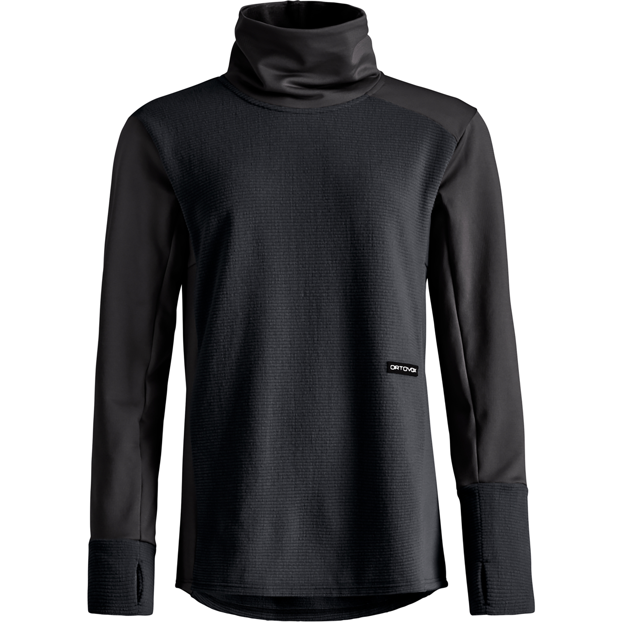 Ortovox Fleece Cord Damen Longsleeves Merino schwarz Größe XL Trekking Atmungsaktiv Merinowolle