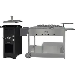 Grillpeter Feuertonne Batyr mit Anpassungsplatte