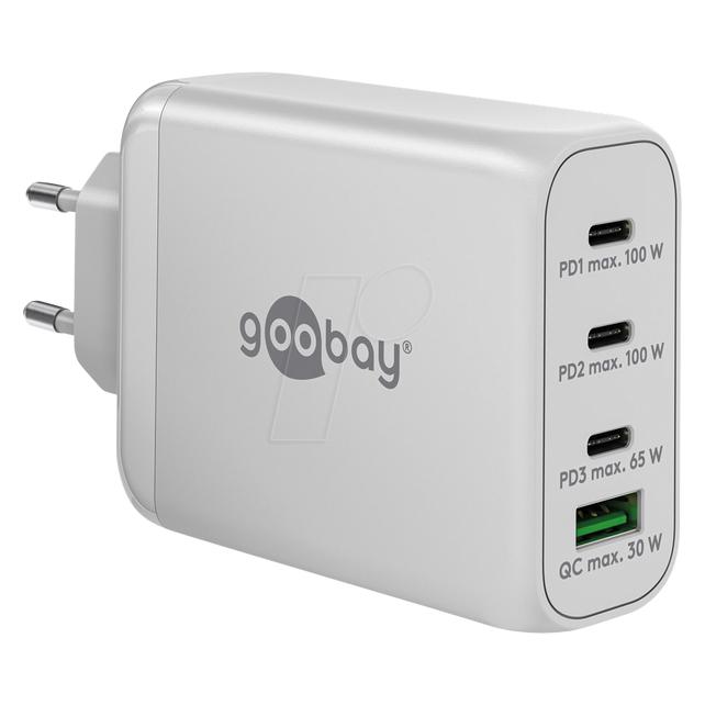Goobay Multiport Schnellladegerät (100 W, 4 Ports) (65556)