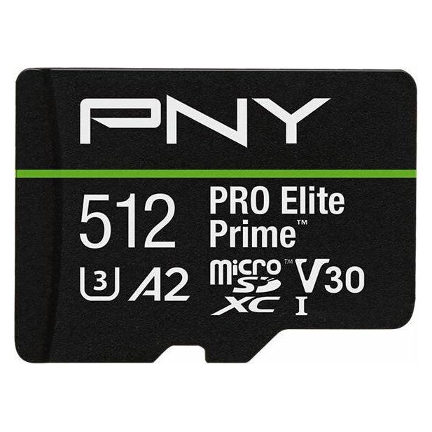 PNY Pro Elite Prime (512 GB, microSDXC, U3, UHS-I) (P-SDU512V32200PEP-GE)
