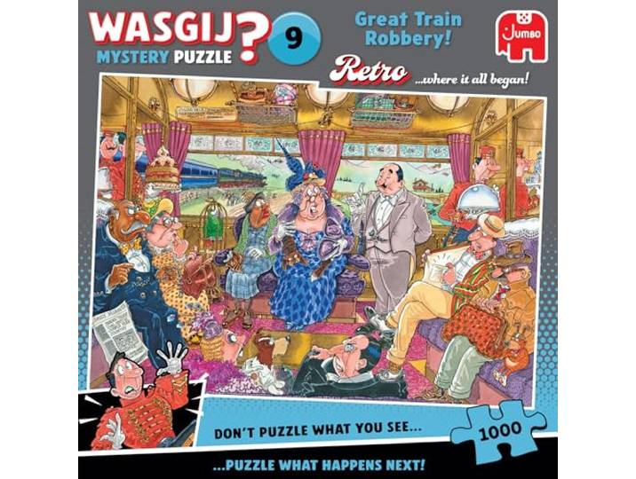 Wasgij Retro Mystery 9 - The Great Train Robbery - 1000 stukjes