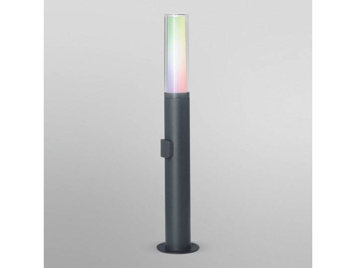 LEDVANCE SMART+ WiFi Flare LED-Wegeleuchte RGBW Flare, dimmbar, alu / grau / zink, Aluminium, Modern