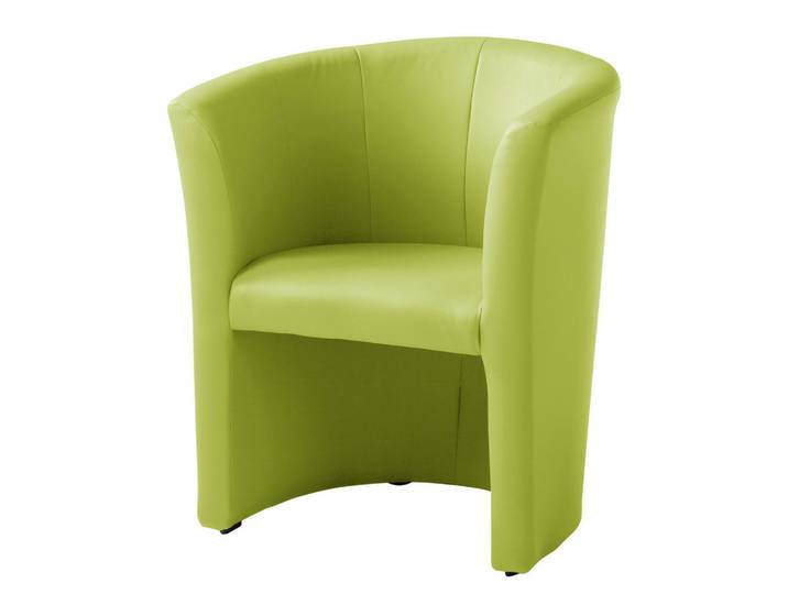 P & B Cocktailsessel, Grün, Kunststoff, 66x75x56 cm, Made in EU, Made in Europe, FSC 100%, Wohnzimmer, Sessel, Cocktailsessel