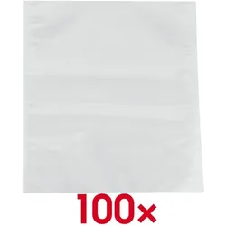 Papstar 100 Siegelrandbeutel transparent - 50 x 30 cm transparent