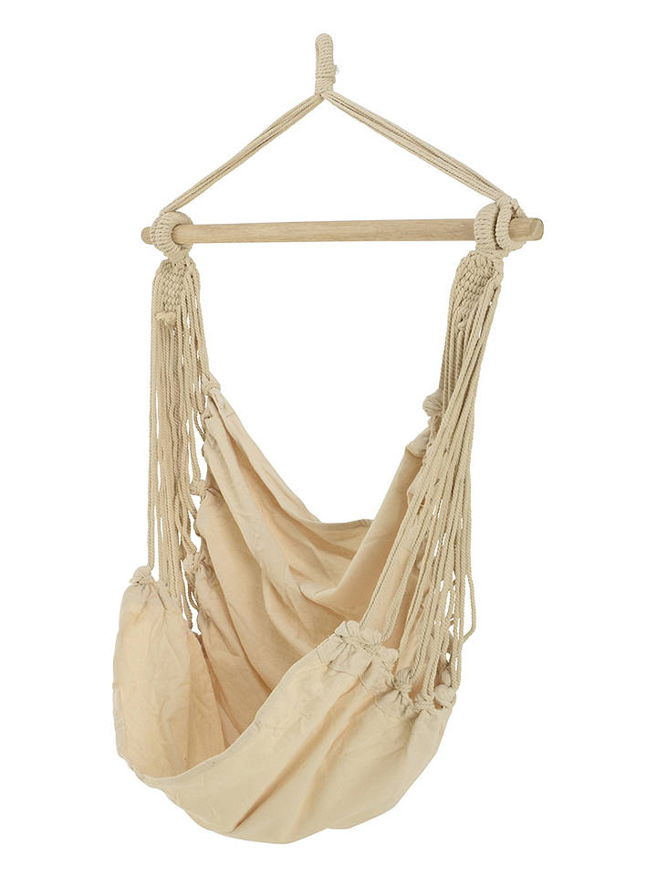 Kaeming Hängestuhl in Creme - (B)130 x (H)100 x (T)30 cm - onesize