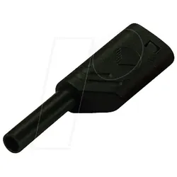 MST SWS-30 SW - Turmstecker, 2 mm, schwarz, gesichert