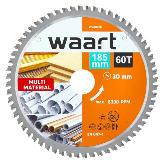 Waart Piła tarczowa 185x30mm 60T tarcza widiowa do drewna paneli (60387289)
