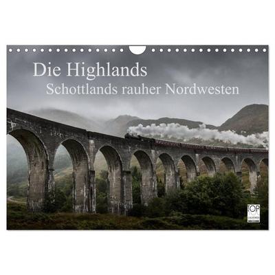 Die Highlands - Schottlands rauher Nordwesten (Wandkalender 2027 DIN A4 quer), CALVENDO Monatskalender