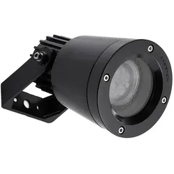 LEDS C4 Outdoor Strahler HUBBLE GU10 & GU5.3 TECHNOPOLYMER, IP66 IK06, 2 Fassungen (max. 8W) + Blende + Spieß, schwenkbar, schwarz LEDS-05-9722-05-37