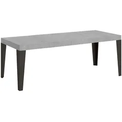 Itamoby Ausziehtisch 200/460x90 cm Flame Premium Beton Beine anthrazit