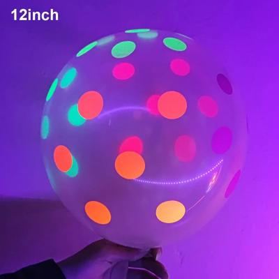 Uplift Picks Neon Party Fedora Hats Glow Bright Under UV Blacklight Party Celebrations balloon F (12 Pcs)