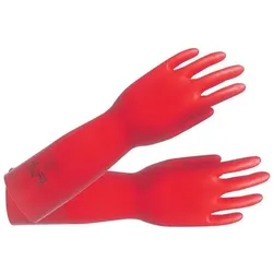 Ansell, Schutzhandschuhe, Chemikalienschutzhandschuhe AlphaTec Sol-Vex 37-900 Größe 9 rot EN 388, EN 374, ISO 9001 PSA Kategor (9)