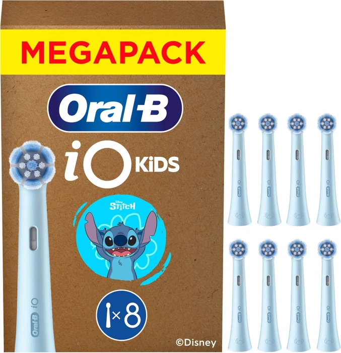 Oral-B iO Kids Disney Stitch 8er , Aufsteckbürste weiß