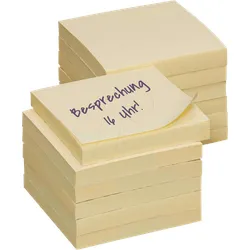 HNG 12X7575 - Klebezettel, 75 x 75mm, 12 Blöcke a ́100 Blatt