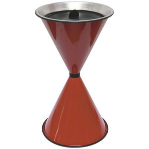 SZ-Metall Aschenbecher Diabola, 29716-S, rot, Outdoor, Standascher aus Metall, 40 x 71 cm, inkl. 25 kg Sand