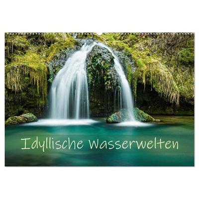 Idyllische Wasserwelten (Wandkalender 2027 DIN A2 quer), CALVENDO Monatskalender