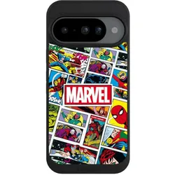 Nivocase Handyhülle für Google Pixel 10 Hülle NIVOpure Case Schwarz Comic Muster Marvel (Google Pixel 10), Smartphone Hülle, Schwarz