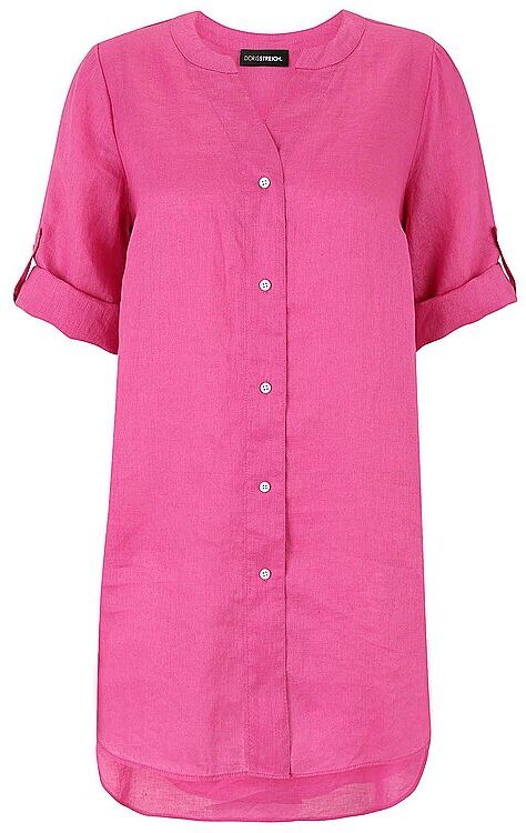 DORIS STREICH Leinenbluse pink   46 46