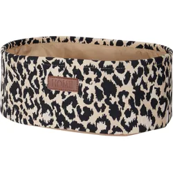 Korb LEOPARD groß (BHT 33x13x23 cm) - bunt - BHT 33x13x23 cm