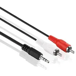 4x HDgear Audio-Kabel 3.5 mm Klinke - Cinch 5 m (5 m), Audiokabel
