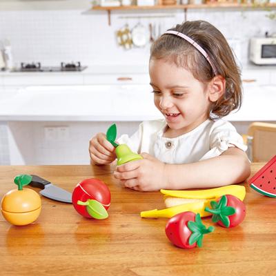 Hape Kitchen Healthy Fruits Food Playset, 8 Pieces, Kid's Wooden Toys