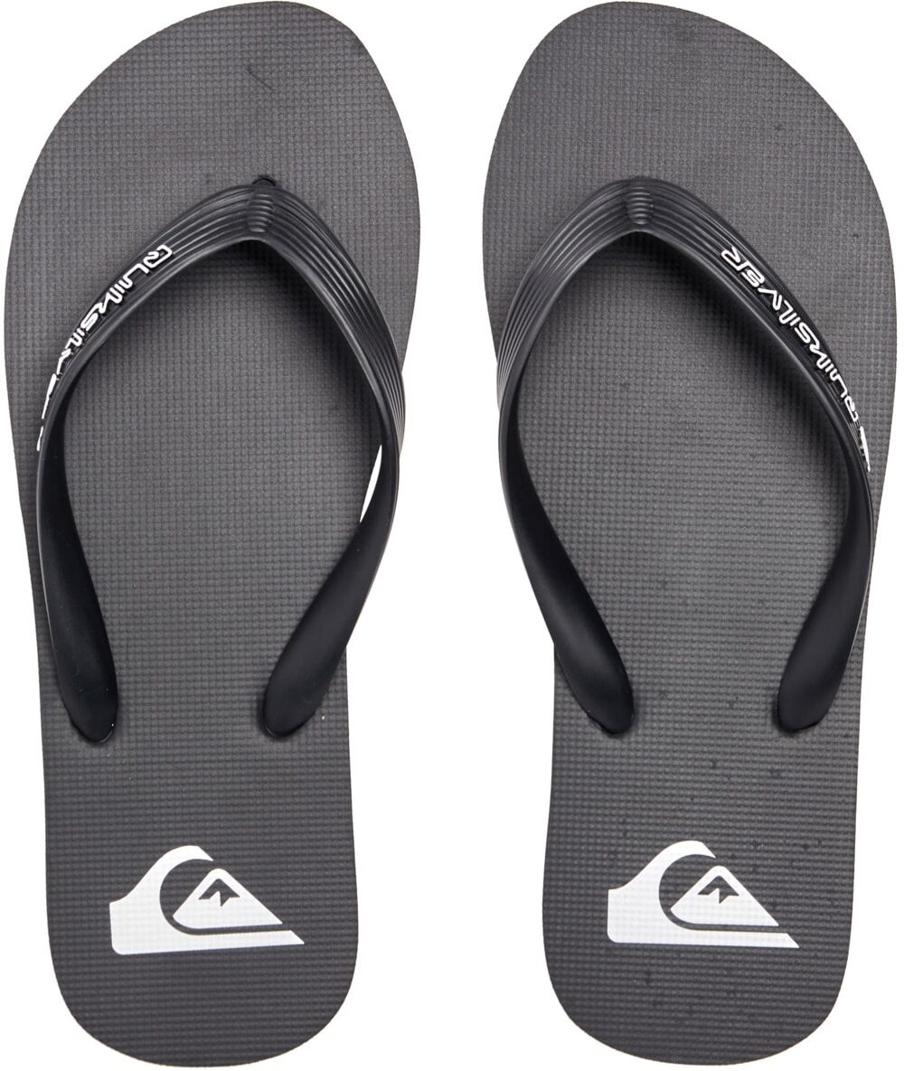 Sandale QUIKSILVER "Molokai Core", Herren, Gr. 13(46), schwarz (schwarz 1), Obermaterial: Synthetikmaterial / Aussensohle: Moosgummi., Schuhe Sandale schwarz 1 13(46)