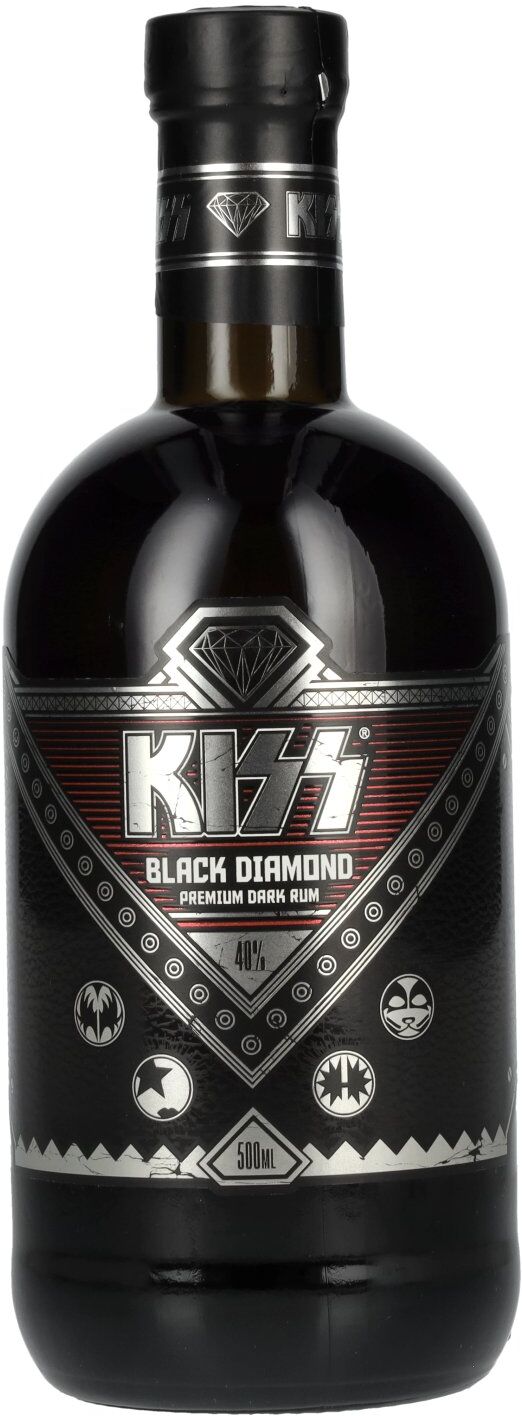 Kiss Black Diamond Premium Dark Rum 40% Vol. 0,5l